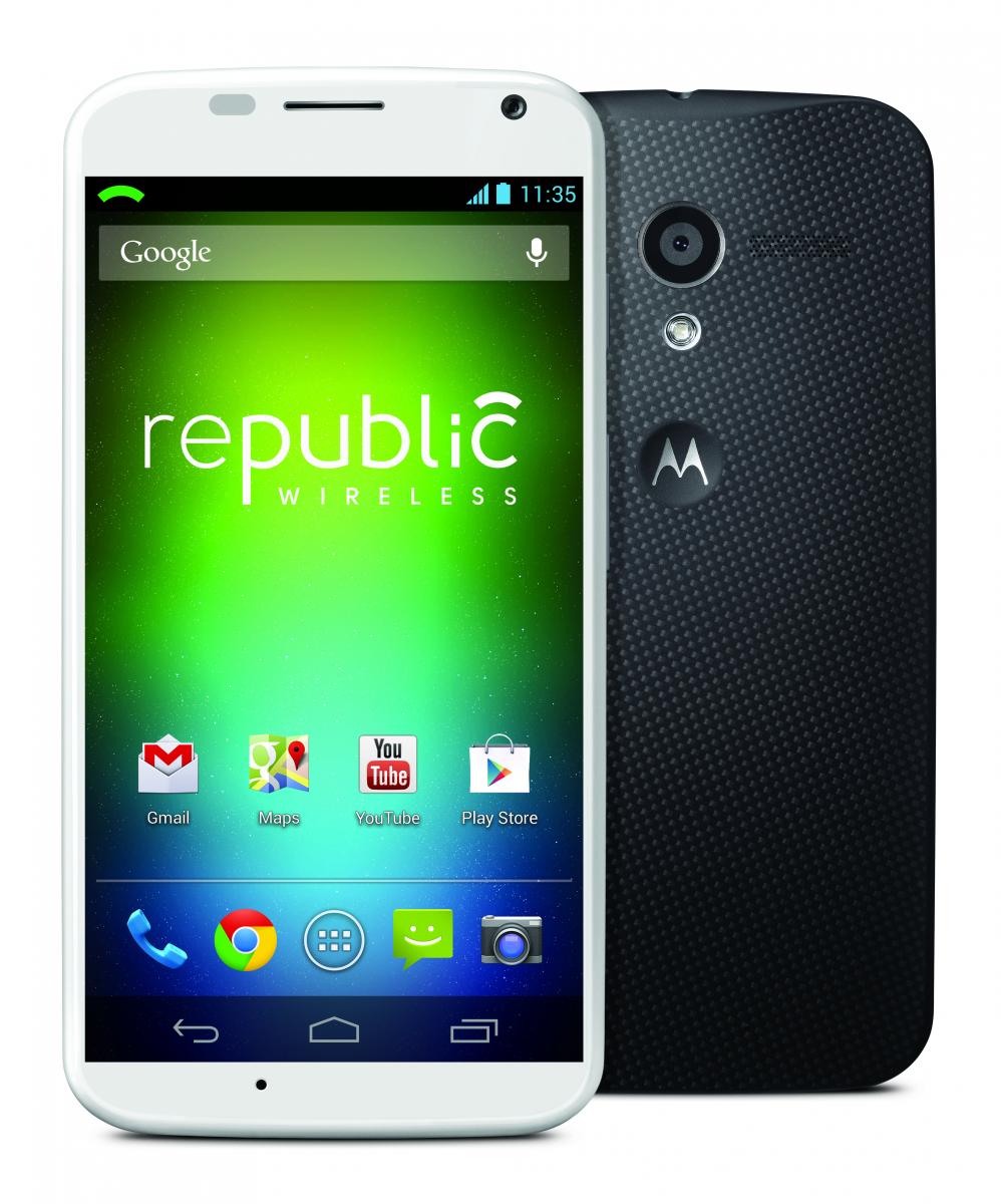 Republic Wireless Moto X Available with 5/Month Plan